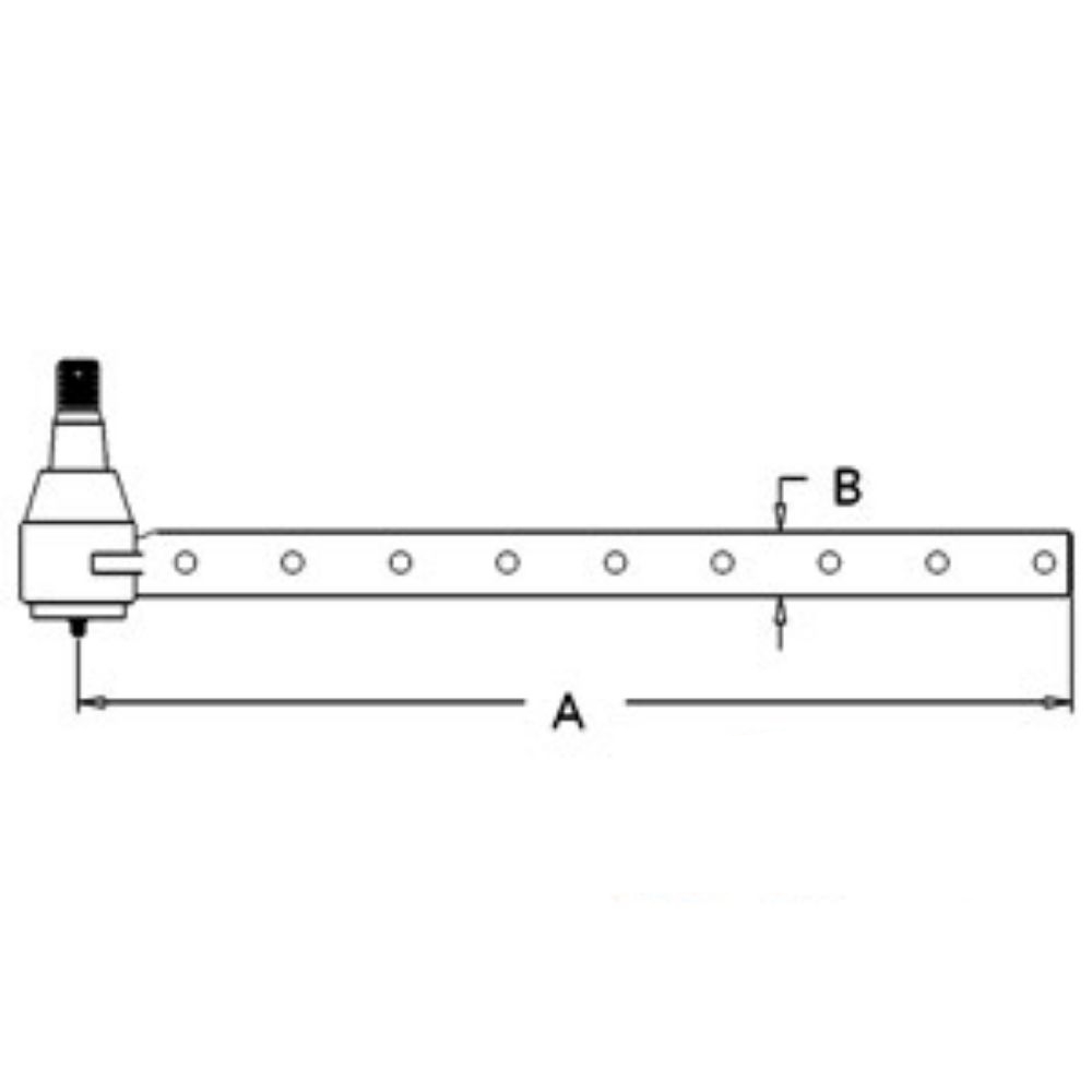 Tie Rod Long for John Deere AR85944 AMAR85944 4840 4850 4955 4960