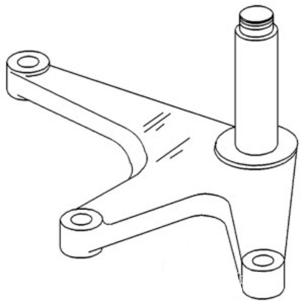 Bellcrank for John Deere AR91812 AR91812 2440 2640
