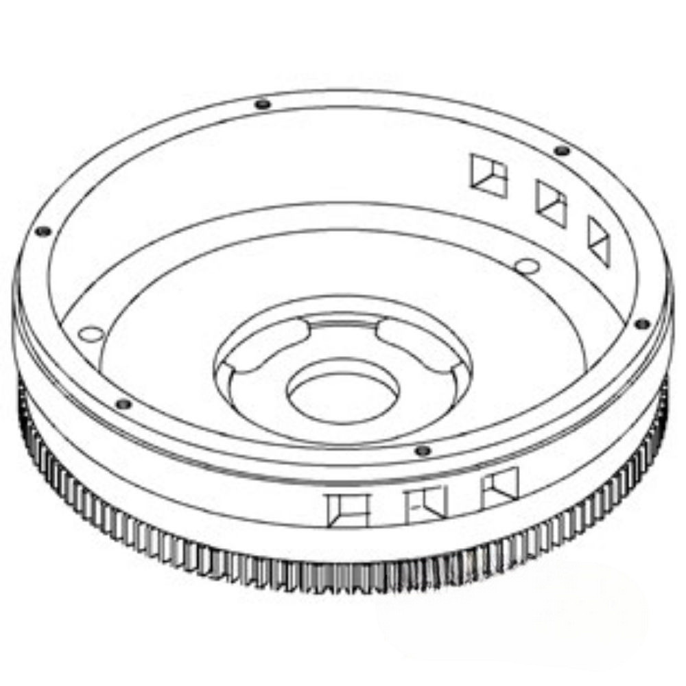 Flywheel W Ring Gear for John Deere AR97317 AMAR97317 4555 4560 4640 4650 4755 4760 4955