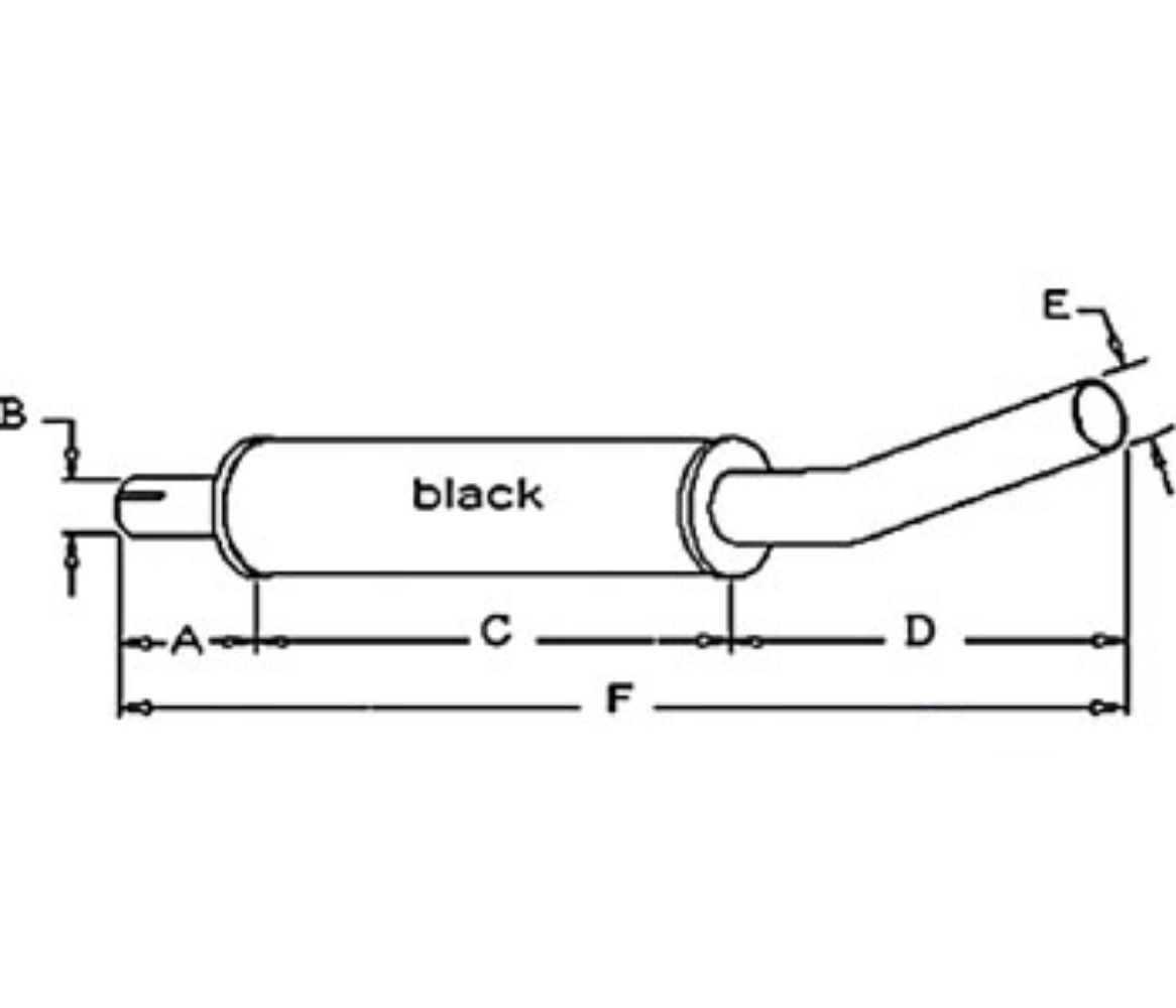 Muffler for John Deere AT14167 AT14167 2010