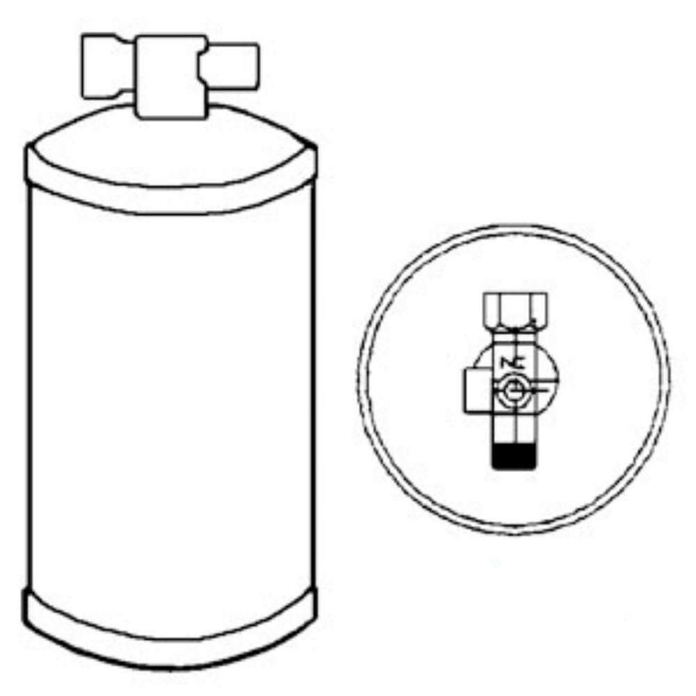 Drier for John Deere AT162848 AMX10156 260E 310E 370E 410E 410E II 460E 460E II 300D 310D 310E 310G 310K 310K EP 310L 310L EP 310SE 310SG 310SK 310SK