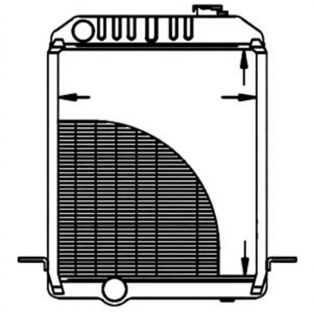 Radiator for John Deere AT167021 AT100446 300D 310D 315D 300D 310C