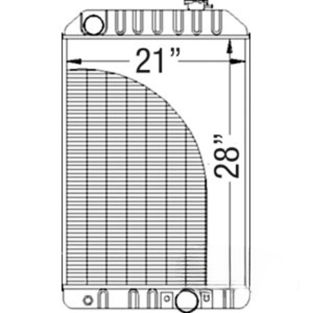 Radiator for John Deere AT186930 AR5712 310SE 315SE 310E