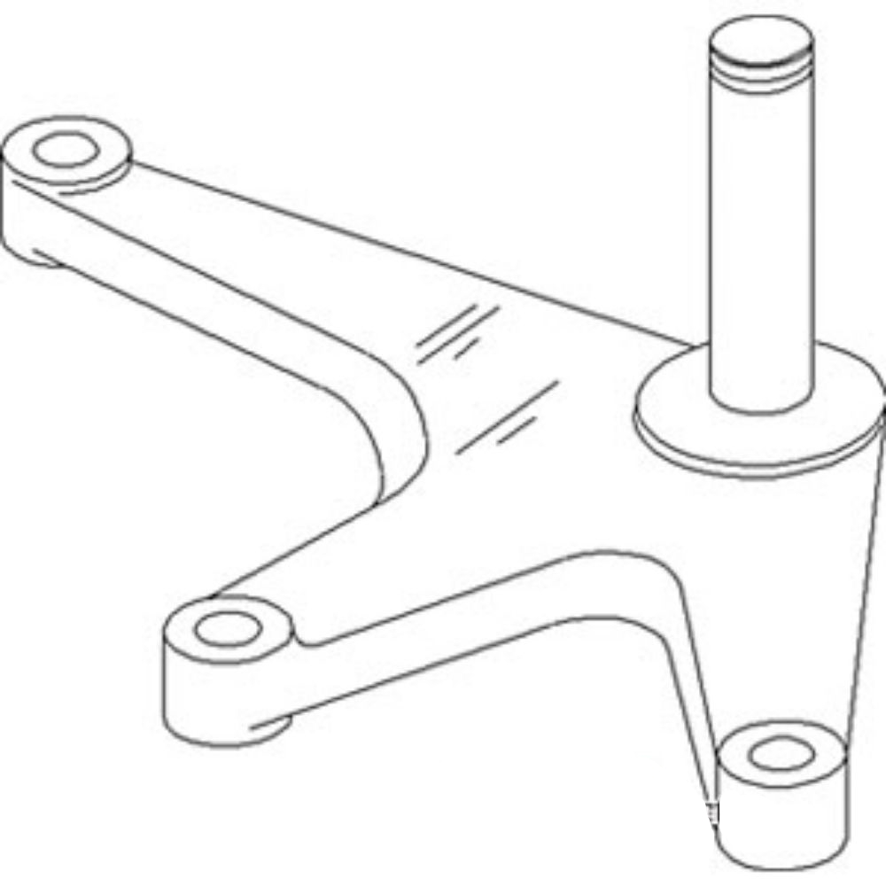 Bellcrank for John Deere AT19794 AMAT19794 300 301 400 401 1020 1520 1530 2020 2030 2040 2240 2440 2630 2640 820 820 830 830