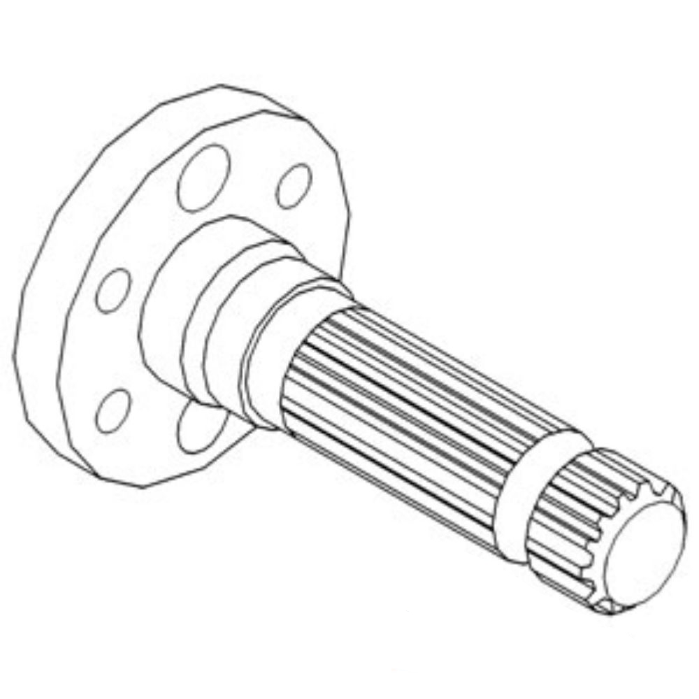 Pto Shaft 1000 Rpm for John Deere AT20095 AMAT20095 300 301 302 400 401 1020 1030 1120 1130 1520 2020 2030 2120 2440 820 920
