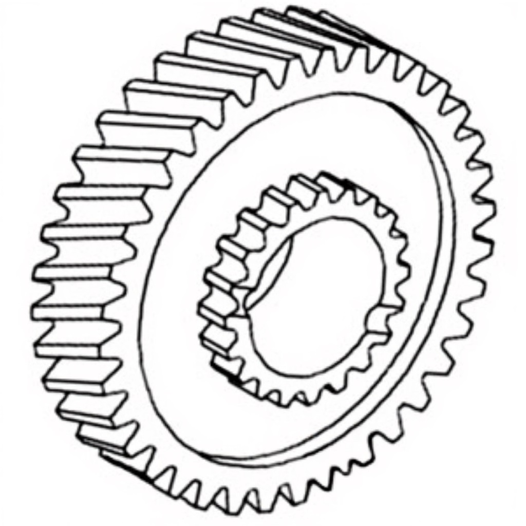 Gear 3Rd & 7Th for John Deere AT30053 AL68118 310A 1641F 2020 2030 2040 2120 2240 2440 2630 2640 820 920