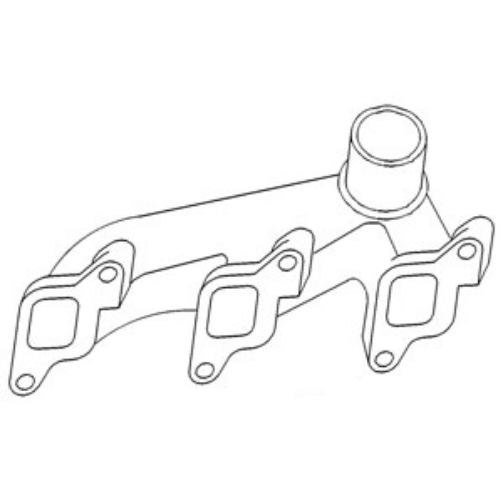 Manifold Exhaust for Ford C5NE9430A VPE9203 340A 340B 3500 3550 445 445A 450 4500 535 540A 540B 545 545A 550 5500 5550 2000 2100 2110 2120 2150 230A 2300 2