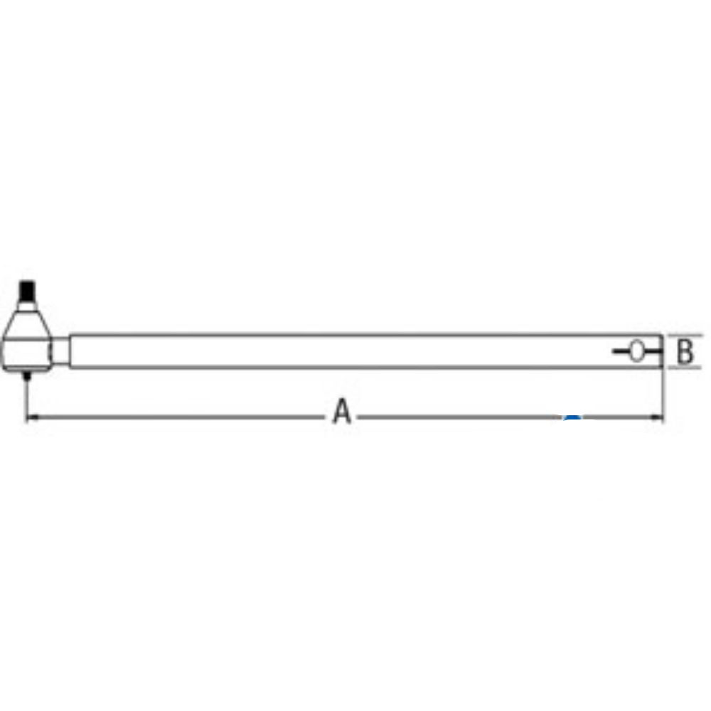 Tie Rod for Ford C7NN3307A VPJ3051 2310 2810 2910 3430 3600 3610 3910 3930 3930H 3930N 3930NO 4000 4100 4110 4130 4130N 4130NO 4330 4340 4600 4600