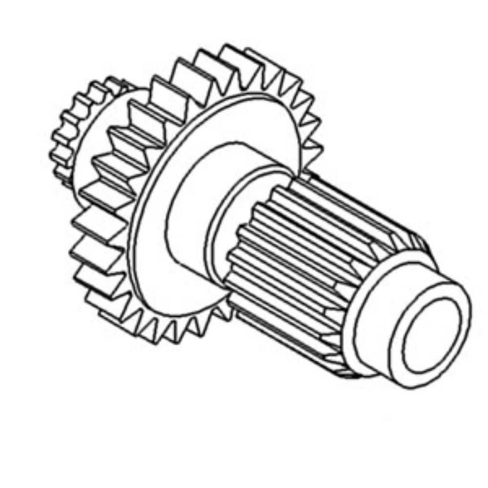 Gear Countershaft Second for Ford C9NN7113B 81822961 4610N 5000 5110 5600 5610 5610S 5610S 5640 5700 5900 6600 6610 6610O 6610S 6610S 6640 6700 6710 6810 6810S