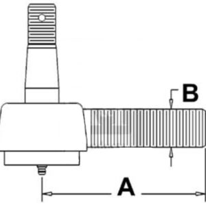 Tie Rod End for Ford CAR88759 83930620 345C 345D 445 445A 445C 445D 450 455 455C 455D 545 545A 545C 545D 550 555 555A 555B 555C 555D