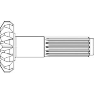 Shaft-Pinion for John Deere CE18278 AMCE18278 CTS CTS II C670 S660 S670 S670 HILLMASTER S680 S680 HILLMASTER S685 S685 HILLMASTER S690 S690 HILLMASTER S760 S