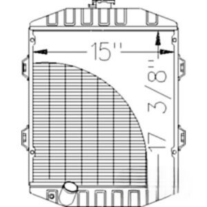 Radiator for John Deere CH18416 CH13963 1050 850 950