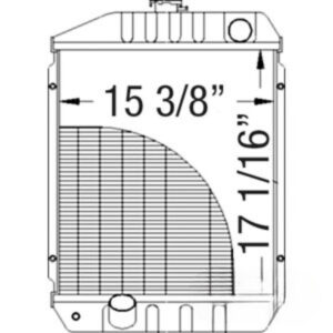 Radiator for John Deere CH19296 AR5514 950