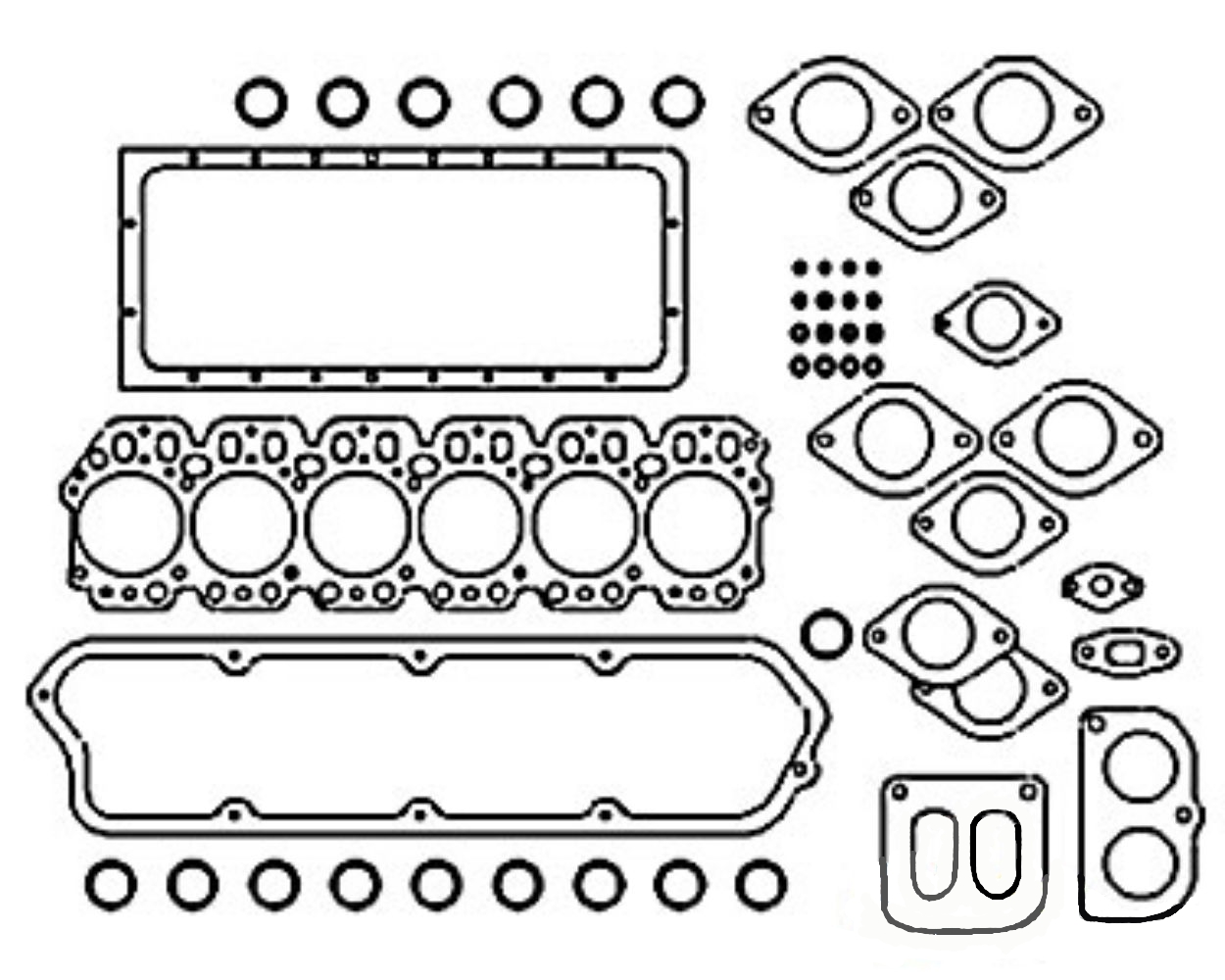 Gasket Set Lower for John Deere CS3903 CS3903