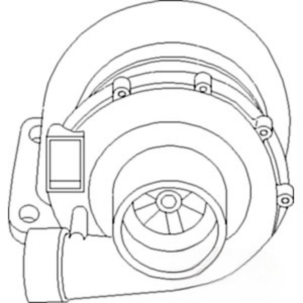 Turbocharger for Ford D0NN6K682A D0NN6K682AT 7000 7600 7700