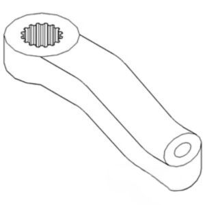 Steering Arm Rh for Ford D2NN3130A C7NN3130A 8400 8000 8200 8600 9000 9200 9600