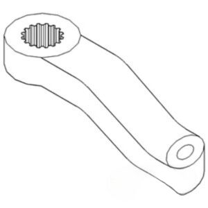 Steering Arm Lh for Ford D2NN3131B C9NN3131A 8400 8000 8200 8600 9000 9200 9600