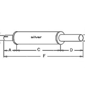 Muffler for Ford D2NN5230A EFD2NN5230A 5110 5610 5900 6410 6600 6610 6710 6810 7000 7100 7200 7600 7610 7700 7710