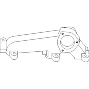 Manifold Exhaust for Ford D3NN9430A 81837748 340A 340B 345C 345D 445 445A 445C 445D 450 455 455C 455D 535 540 540A 540B 545 545A 545C 545D 550 555 555A 555B