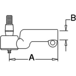 Tie Rod for Ford D4NN3289D 104595 2310 233 234 2600 2600N 2600R 2600V 2610 2810 2910 333 334 335 3600 3600N 3600R 3600V 3610 3610NO 3610V