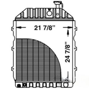 Radiator for Ford D5NN8005P 212091 8400 8000 8200 8600 8700 9000 9200 9600 9700