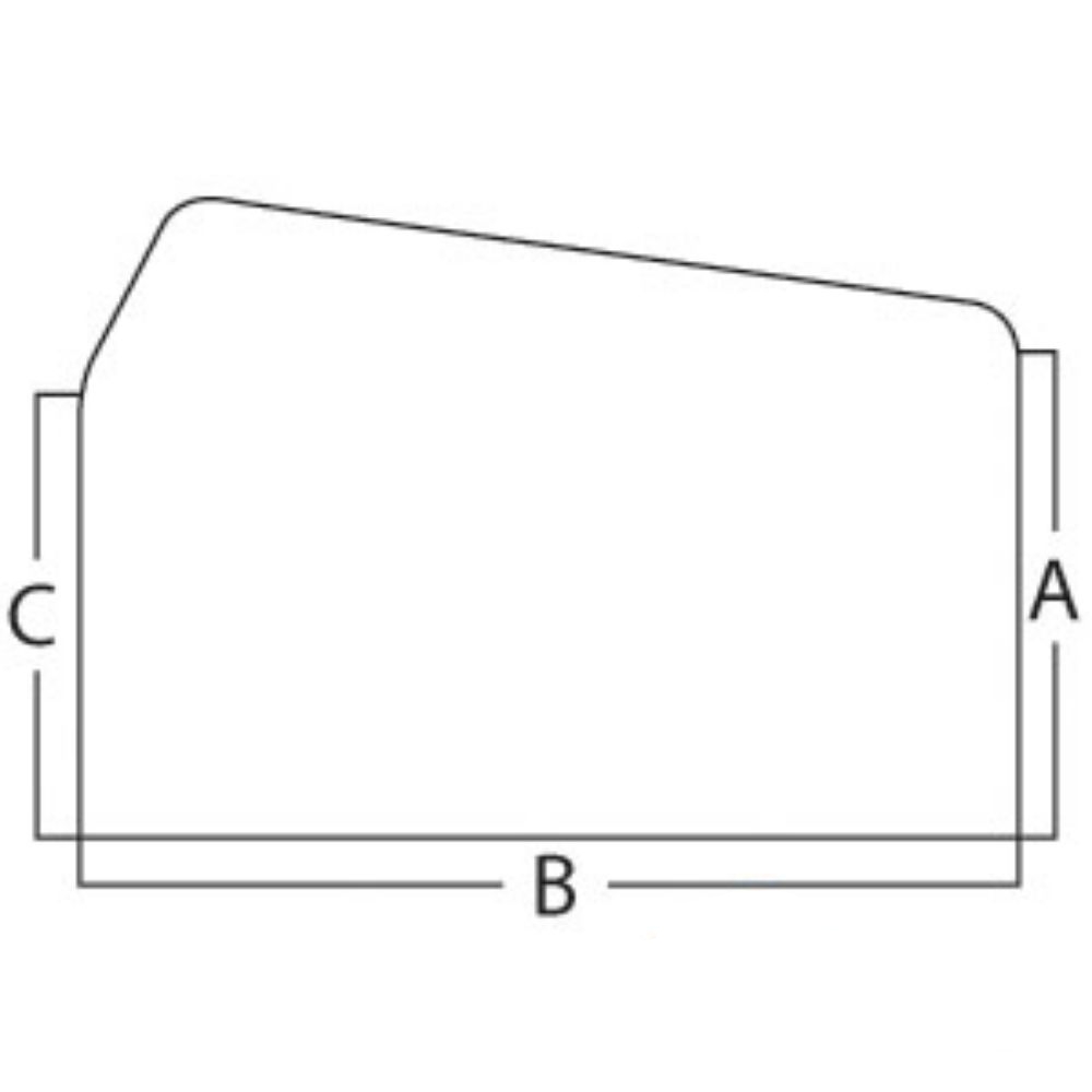 Upper Rear Window Sliding for Ford D6NN9442006F SW07825 TW10 TW15 TW20 TW25 TW30 TW35 TW5 233 2600 2600N 2600R 2600V 333 3600 3600N 3600R 3600V 4100 4600 4600NO