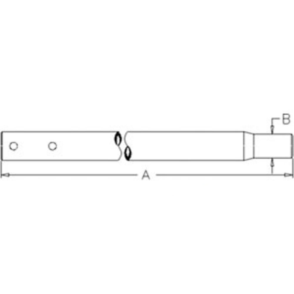 Tie Rod Tube for Ford D8NN3B624BA SW07188 TW10 TW15 TW20 TW25 TW30 TW35 TW5 8530 8630 8730 8830