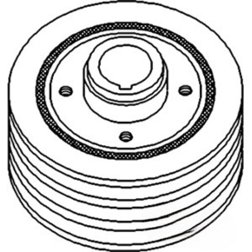 Pulley Crank. Dampener for Ford D8NN6316AC R-83957694 8400 TW10 TW15 TW20 TW25 TW30 TW35 TW5 7810 7810O 7910 8000 8200 8210 8530 8600 8630 8700 8730 8830