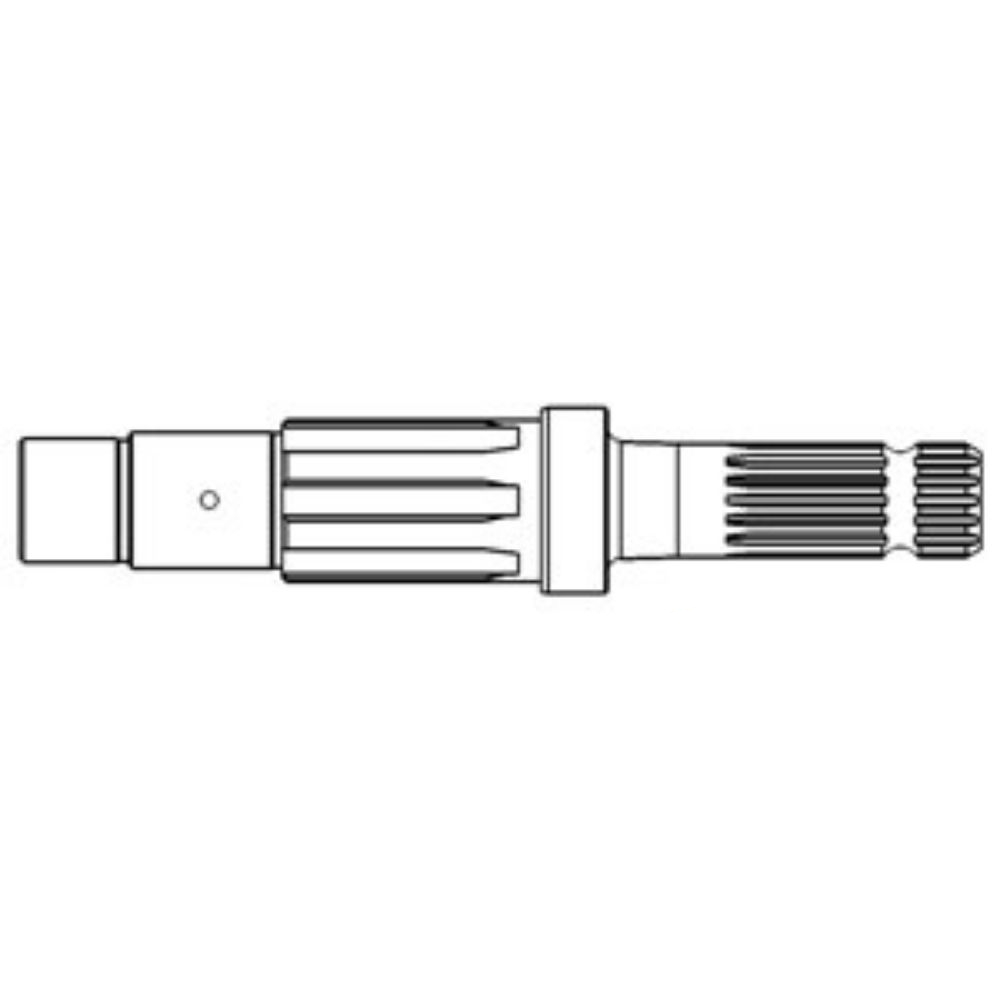 Pto Stub Shaft Output for Ford D8NNB728BC D8NNB728BA TS100 TS110 TW10 TW15 TW20 TW25 TW5 4610N 5100 5110 5600 5610 5610S 5640 5900 6410 6600 6610 6610S 6640