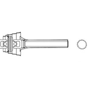Univeral Joint W/ Shaft for John Deere DC30005N DC30005N 1350 1360 1460 1470