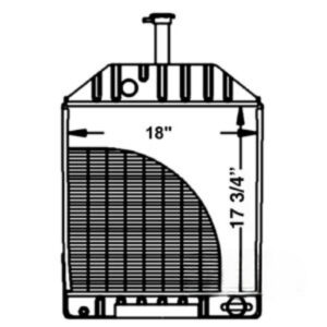 Radiator for Ford E0NN8005EA15L AR2819 550 555A