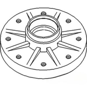 Hub Front Wheel for Ford E1NN1104AA 104755 TW10 TW15 TW20 TW25 TW30 TW35 TW5 8530 8630 8730 8830