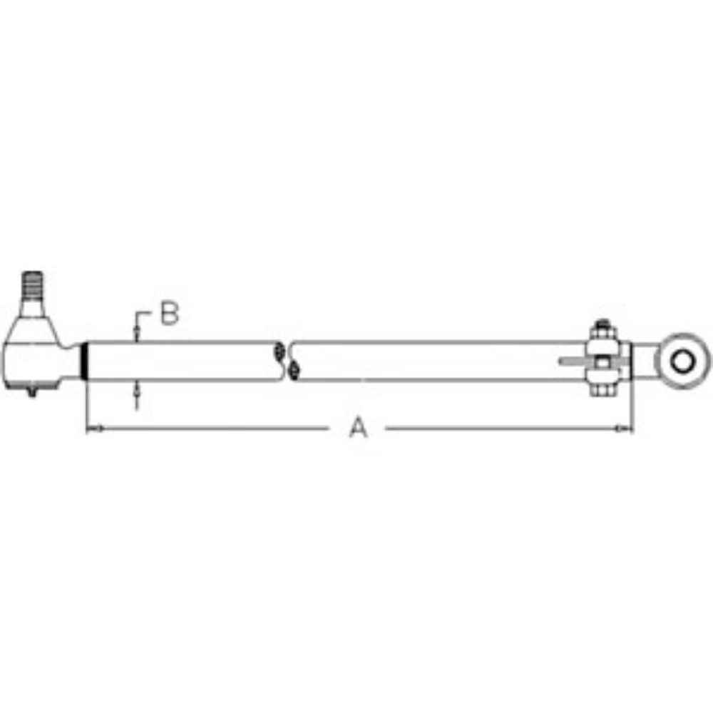 Drag Link Tube W/ End for Ford E3NN3304BA E3NN3304BA 2310 2810 2910 3610 3910 4110 4610 4610NO 4610O