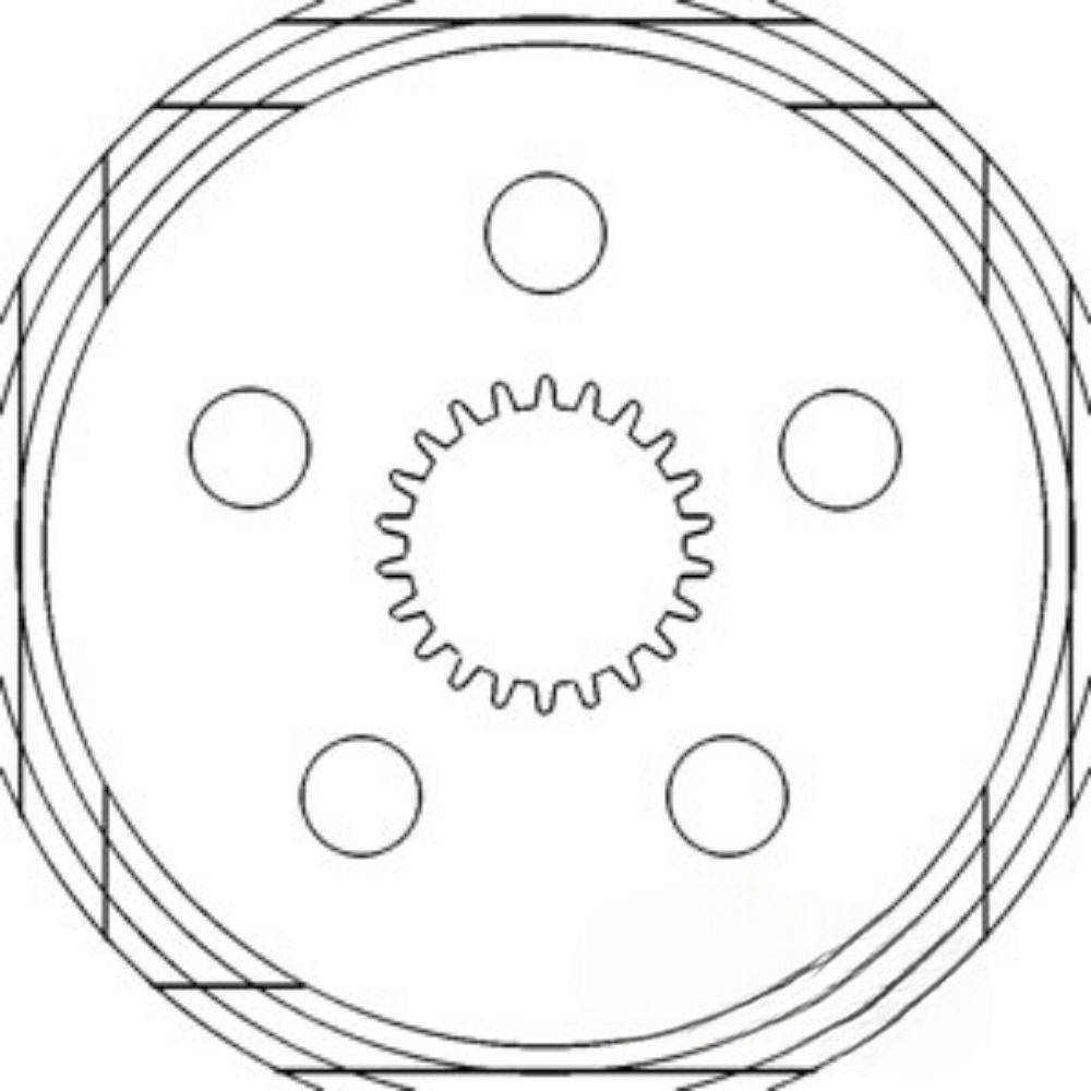 Disc for Ford E9NN2A097AA FE9NN2A097AA 340A 340B 345C 345D 3550 445 445A 445C 445D 450 4500 535 540A 540B 545 545A 545C 545D 550 555A 555B 655 655A 25