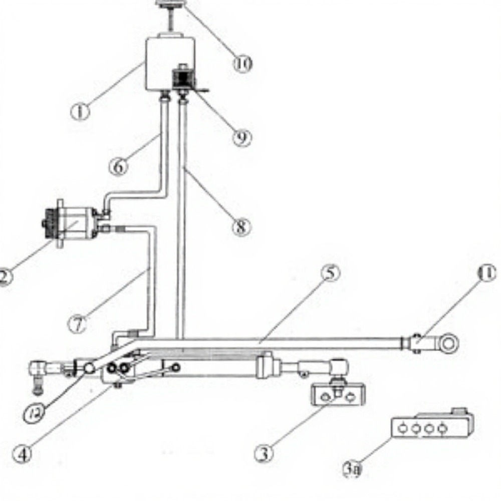 Power Steering Conv Kit for Ford FD100 VPJ4044 4000 4600