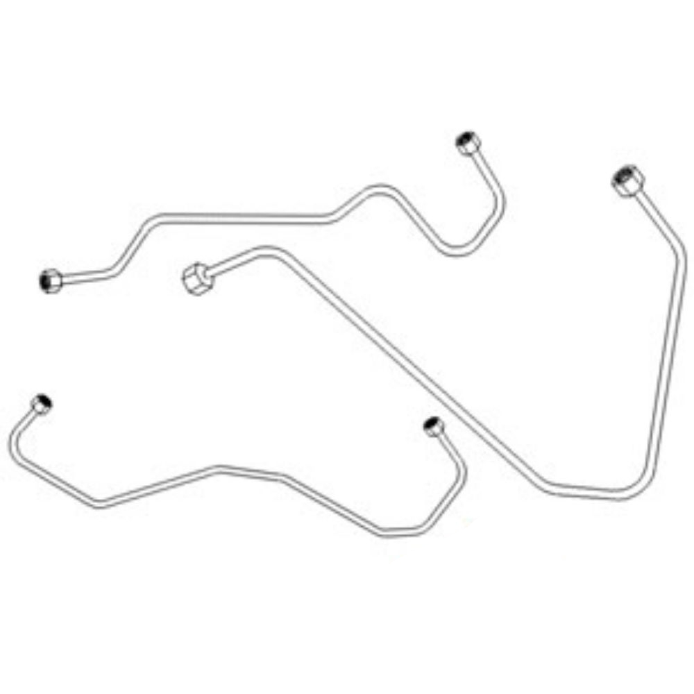Injection Line Set 3 Cyl for Ford FPL100 C5NE9A555A, 2000 3000 4000