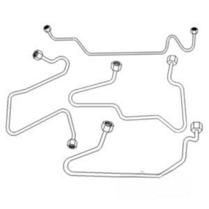 Injection Line Set 4 Cyl for Ford FPL400 D9NN9A555CA, BSD444 BSD444T 256 755 1118 5110 5610 5900 6410 6600 6600C 6600O 6610 6610O 6700 6710 6810 7410 7600 7600C 7610