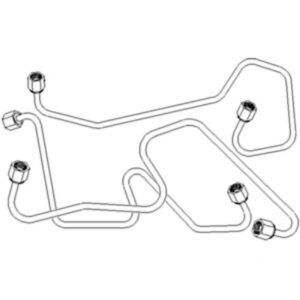 Injection Line Set 3 Cy for Ford FPL800 FPL800 256 5000 5100 5200