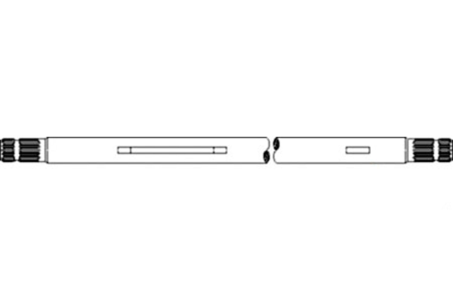 Shaft Feederhouse Lower for John Deere H102194 H102194 6600 6620