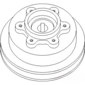 Pulley for John Deere H131170 AMH131170 CTS CTS CTS II CTS II C670 T550 T560 T660 W540 W550 W650 W660 9400 9410 9450 9500 9500SH 9501 9510 9510SH