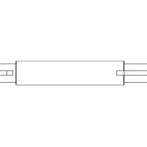 Shaft Lower Horiz Auger for John Deere H135232 AMH135232 6620 6622 7720 7721 8820