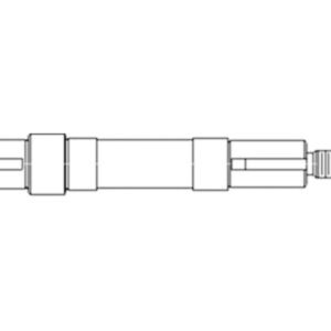 Shaft for John Deere H135452 AMH135452 CTS CTS II 9400 9410 9450 9500 9500SH 9501 9510 9510SH 9550 9550SH 9600 9610 9650 9650CTS 9650STS 9750STS