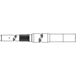 Shaft for John Deere H147483 H127189 CTS CTS II 9400 9410 9500 9500SH 9510 9510SH