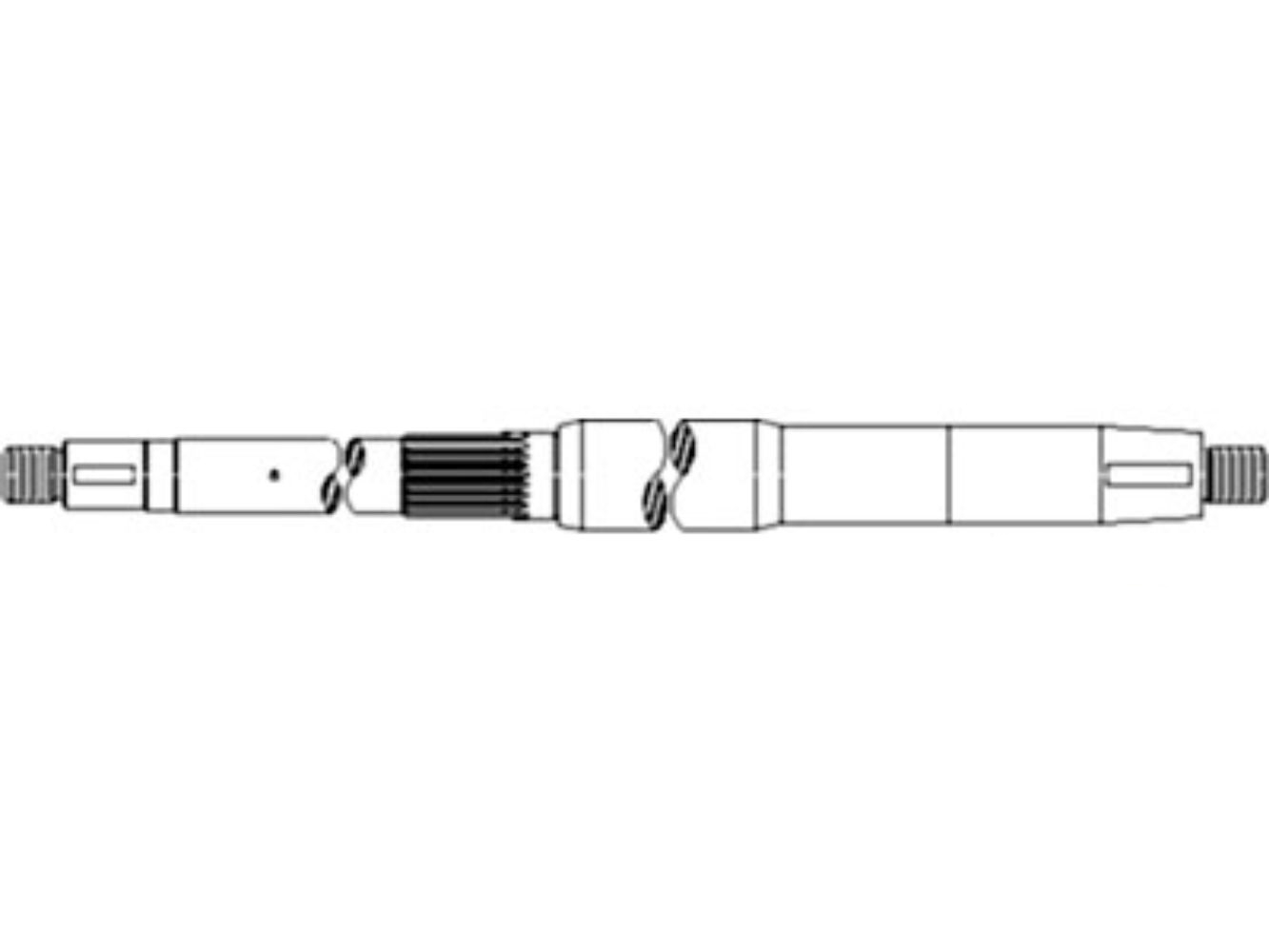 Shaft for John Deere H147483 H127189 CTS CTS II 9400 9410 9500 9500SH 9510 9510SH