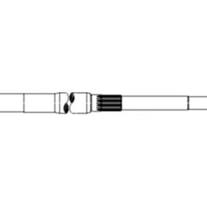 Shaft Primary Jackshaft for John Deere H163279 AMH163279 C670 T550 T560 W540 W550 9450 9550 9550SH 9560 9560SH 9650CTS 9660CTS