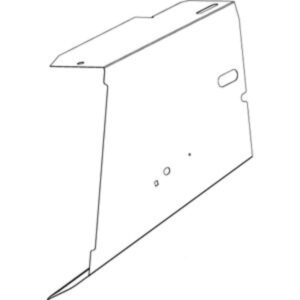 Shield Lh Rear Fdrhse Dr for John Deere H205822 AMH205822 9560STS 9570STS 9660STS 9670STS 9760STS 9770STS 9860STS 9870STS 9880 STS 9880I STS