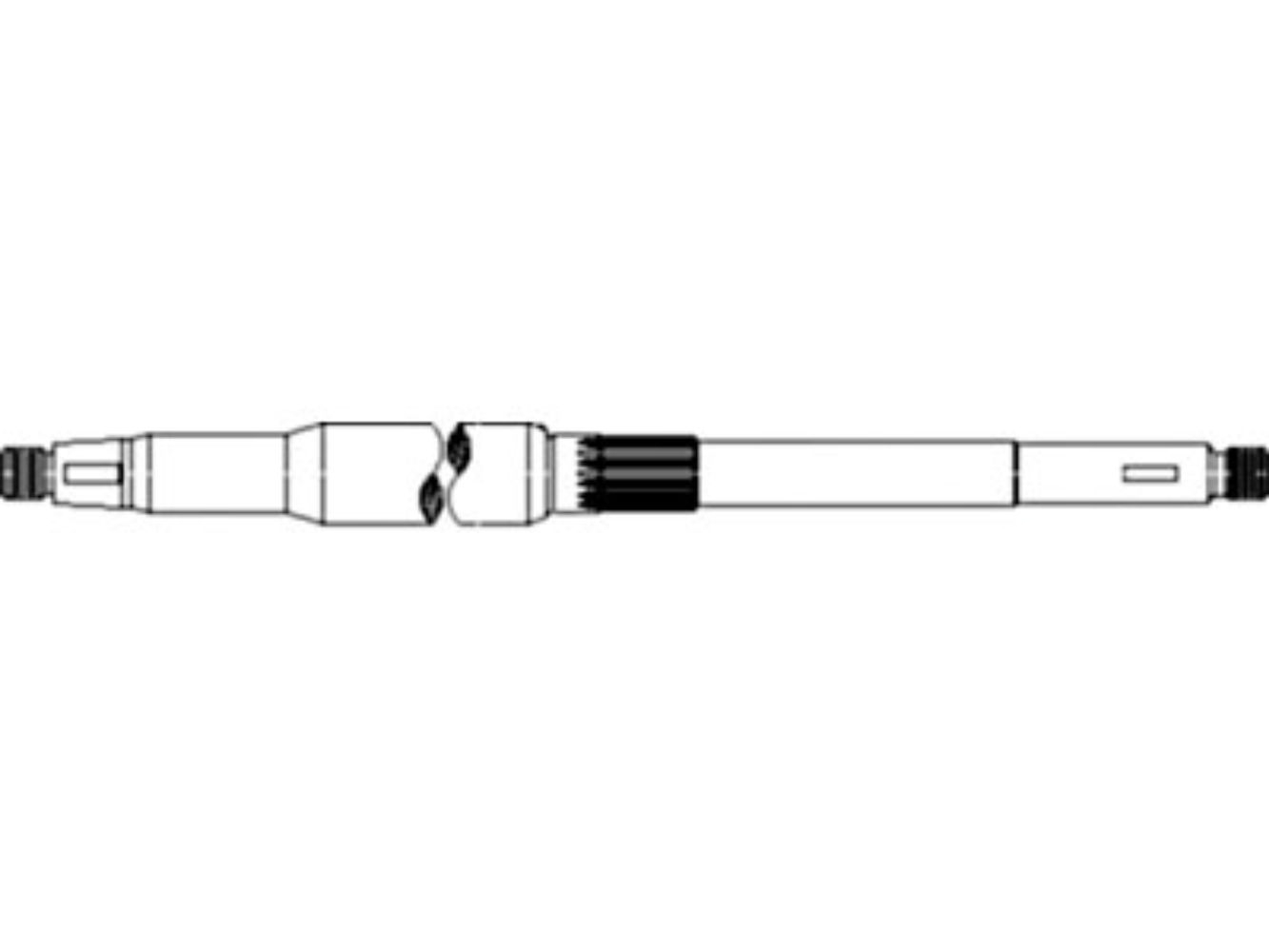Shaft Primary Jackshaft for John Deere H214618 H161599 9650STS 9660STS 9670STS 9750STS 9760STS 9770STS 9860STS 9870STS