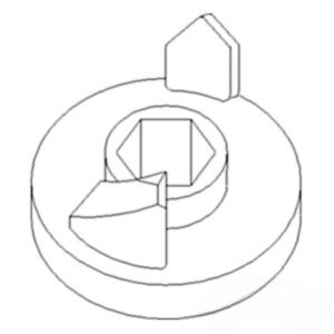 Coupling Horizontal Unlo for John Deere H216268 AV104515 9660STS 9670STS 9760STS 9770STS 9860STS 9870STS