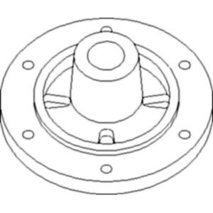 Hub for John Deere H97574 AMH97574 CTS CTS II C670 W540 W550 W650 W660 6620 6622 7720 7721 8820 9400 9410 9450 9500 9500SH 9501 9510 9510SH 9550 9