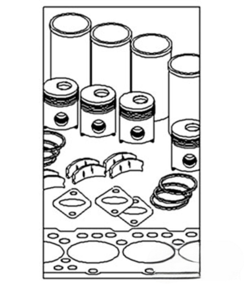In Frame Overhaul Kit for Ford IK198 BEKF2580D-LCB 7000 7600 7700